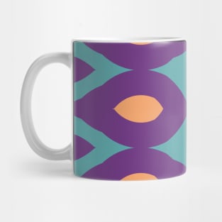 Kaleidoscope Pattern of Blue, Purple, Orange and Pink Mug